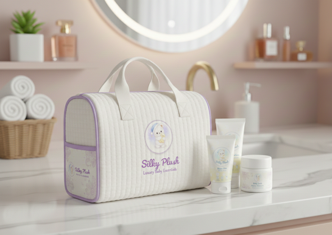 Silky Plush Diaper Bag